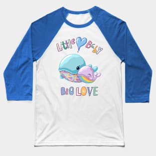 Little baby big love Baseball T-Shirt